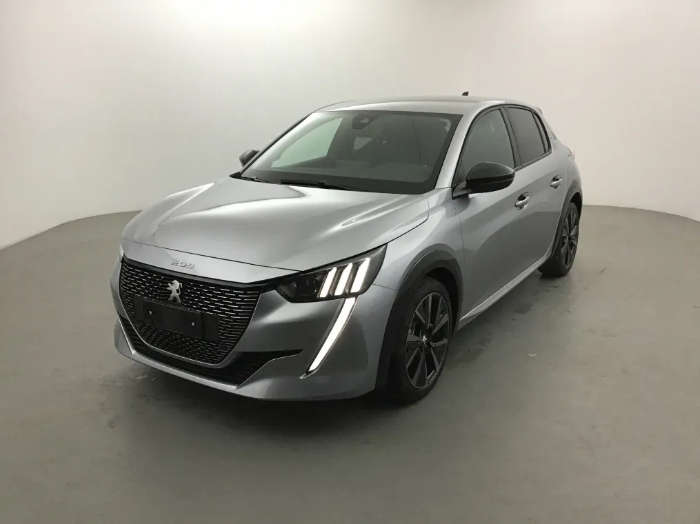 Peugeot 208 grise.